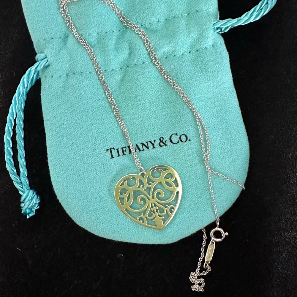 Tiffany & Co. Enchant Heart Pendant, Sterling Silver